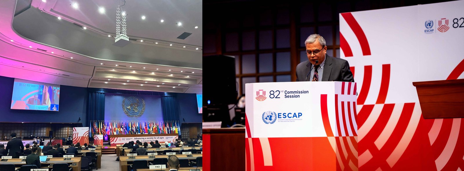 BIMSTEC Secretary General, H.E. Indra Mani Pandey, addressed the 82nd Session of the United Nations Economic and Social Commission for Asia and the Pacific (UNESCAP).